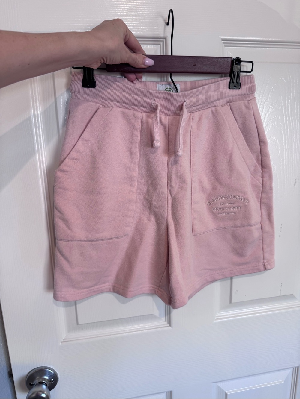 DC Pink Drawstring Shorts - Picture 3 of 8